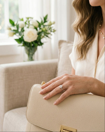 Engagement Ring — Luxury Bridal Jewelry Close-up | Generated by Modelize
