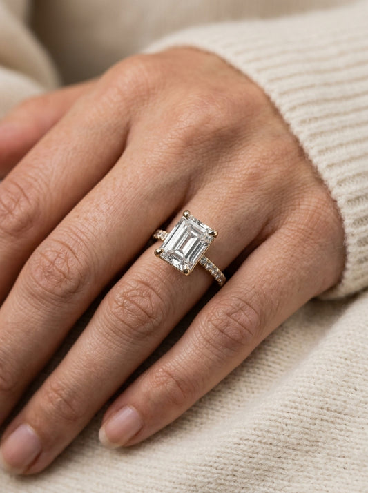 Engagement Ring — Luxury Bridal Jewelry Close-up | Generated by Modelize