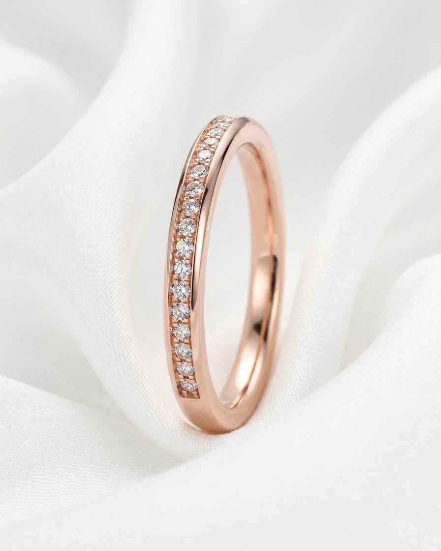 Ring — Minimalist White Cloth Jewelry Set | Generated by Modelize
