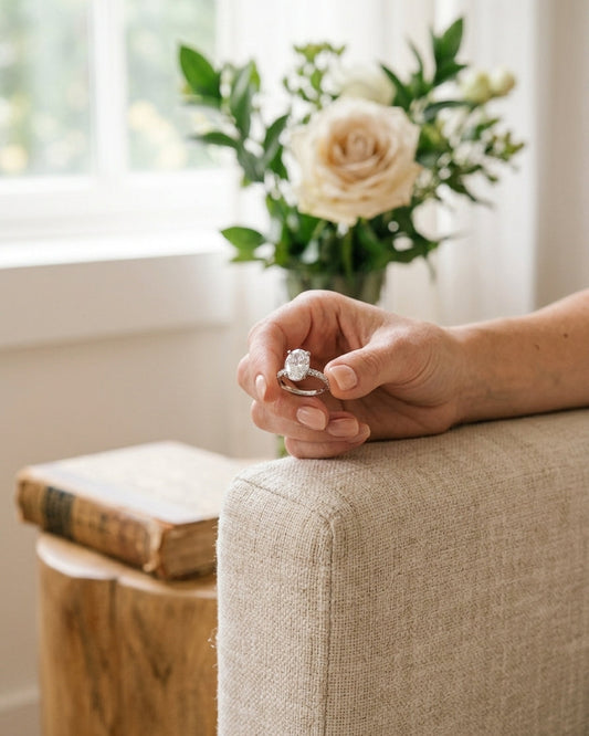 Engagement Ring — Luxury Bridal Jewelry Close-up | Generated by Modelize