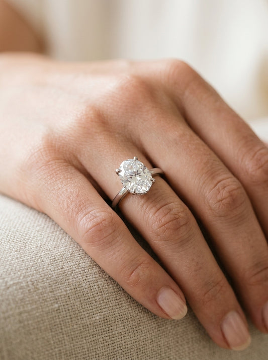 Engagement ring — Luxury Bridal Jewelry Close-up | Generated by Modelize