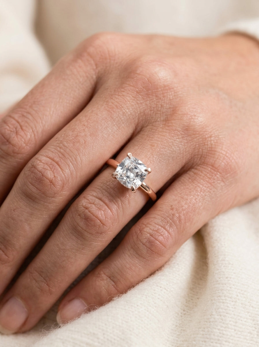 Engagement Ring — Luxury Bridal Jewelry Close-up | Generated by Modelize