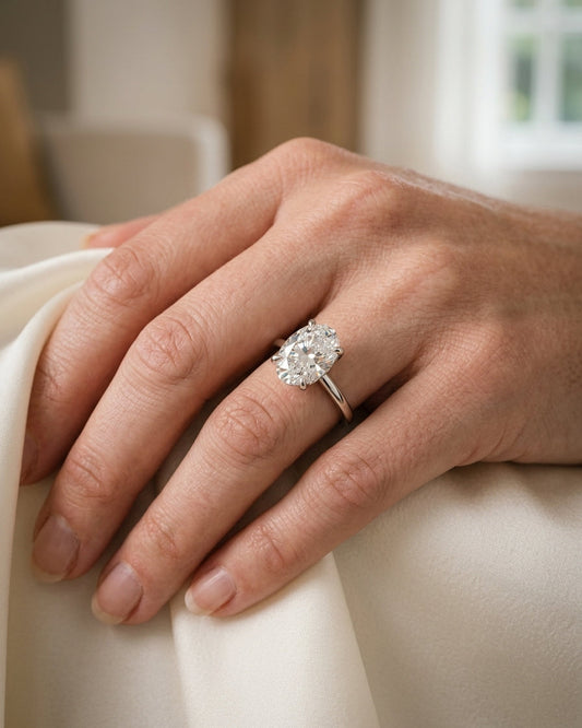 Engagement Ring — Luxury Bridal Jewelry Close-up | Generated by Modelize