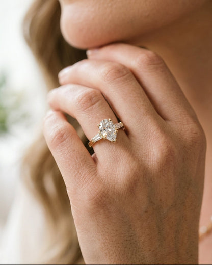engagement ring — Luxury Bridal Jewelry Close-up | Generated by Modelize