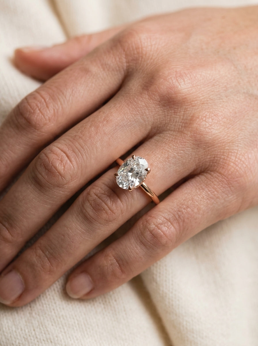 Engagement Ring — Luxury Bridal Jewelry Close-up | Generated by Modelize