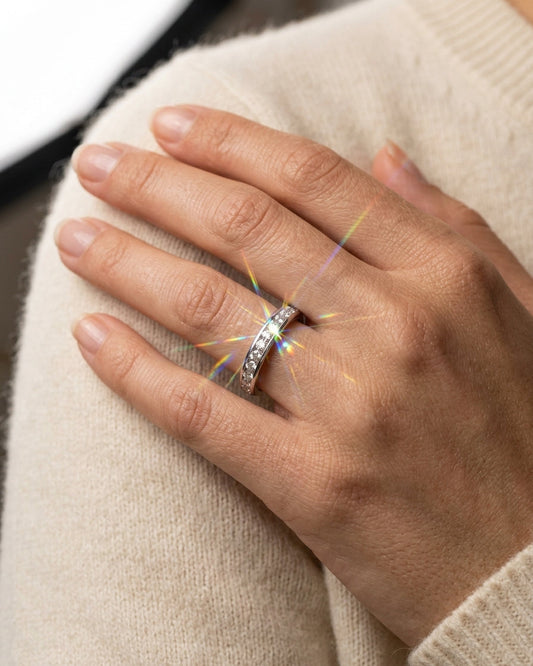 Eternity Ring — Luxury Bridal Jewelry Close-up | Generated by Modelize