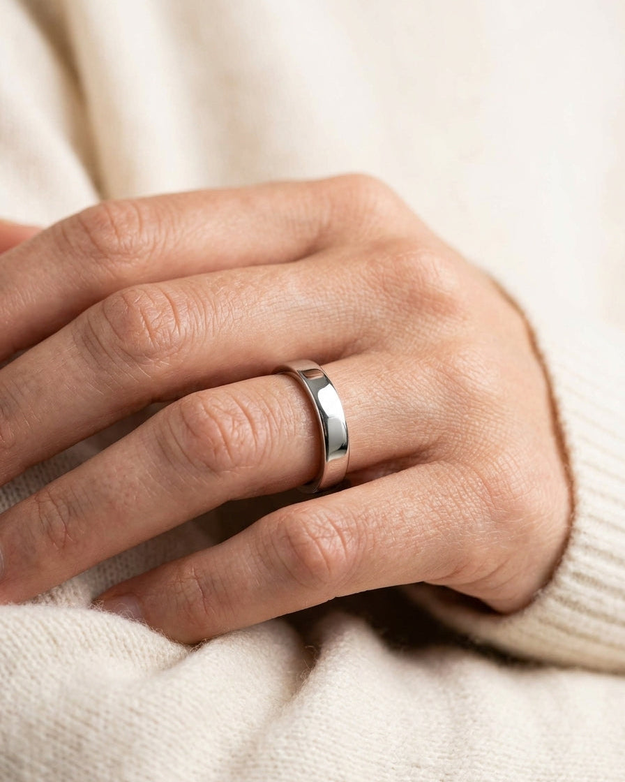Wedding Ring Band — Luxury Bridal Jewelry Close-up | Generated by Modelize