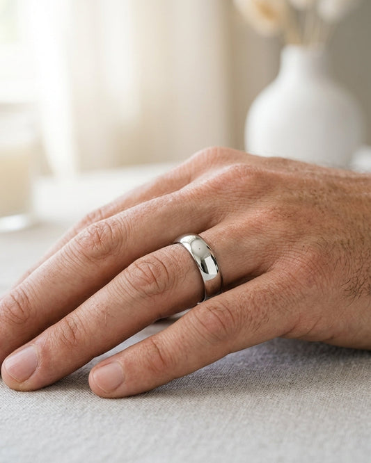 Wedding Ring Band — Luxury Bridal Jewelry Close-up | Generated by Modelize