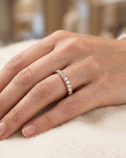 Eternity Ring — Luxury Bridal Jewelry Close-up | Generated by Modelize