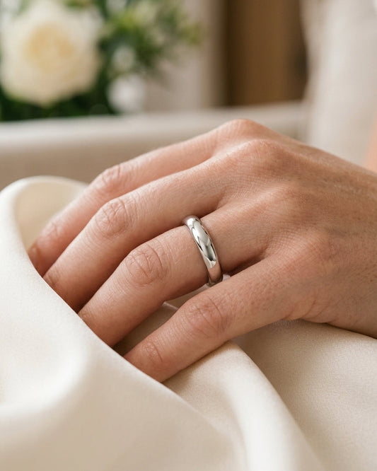 Wedding Ring Band — Luxury Bridal Jewelry Close-up | Generated by Modelize