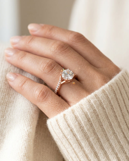 Engagement Ring — Luxury Bridal Jewelry Close-up | Generated by Modelize
