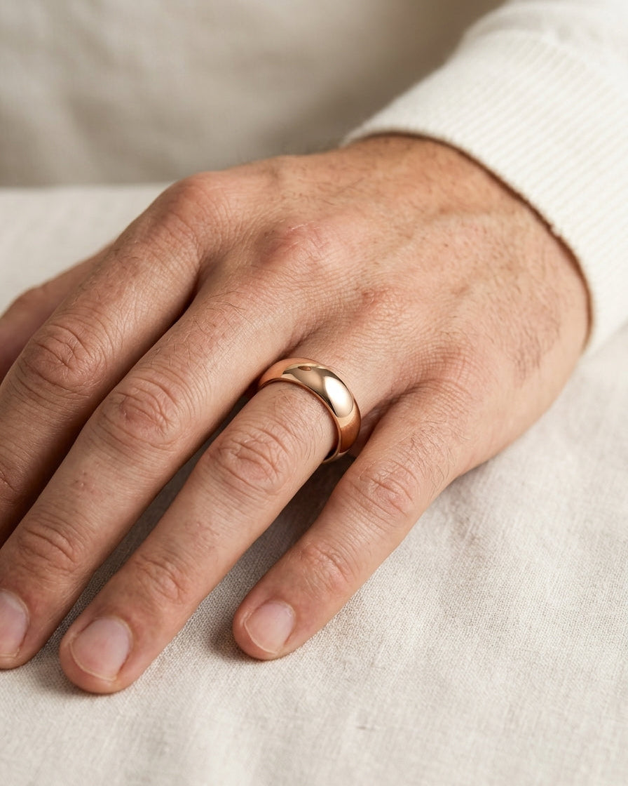 Wedding Ring Band — Luxury Bridal Jewelry Close-up | Generated by Modelize