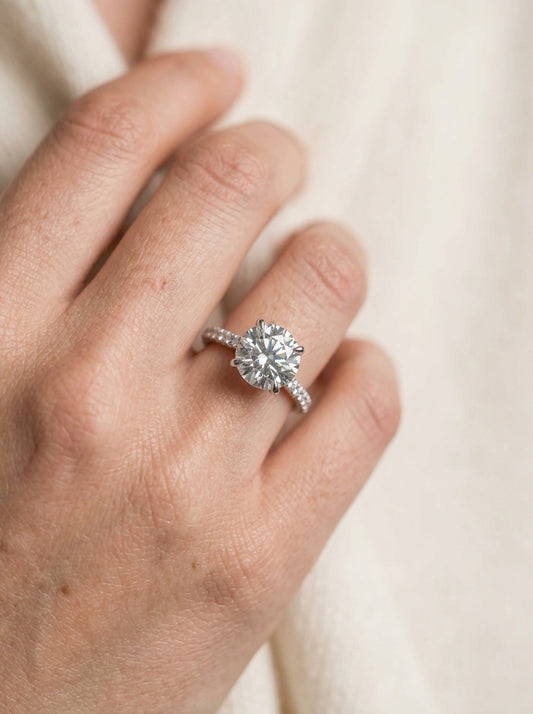 Engagement Ring — Luxury Bridal Jewelry Close-up | Generated by Modelize