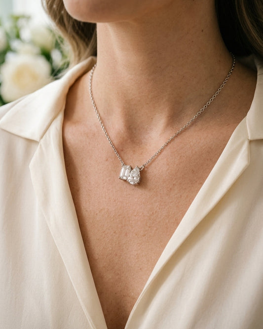 Necklace — Luxury Bridal Jewelry Close-up | Generated by Modelize