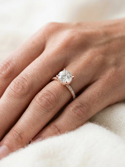 Engagement Ring — Luxury Bridal Jewelry Close-up | Generated by Modelize