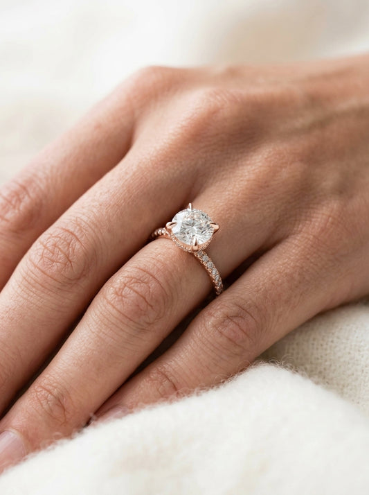 Engagement Ring — Luxury Bridal Jewelry Close-up | Generated by Modelize