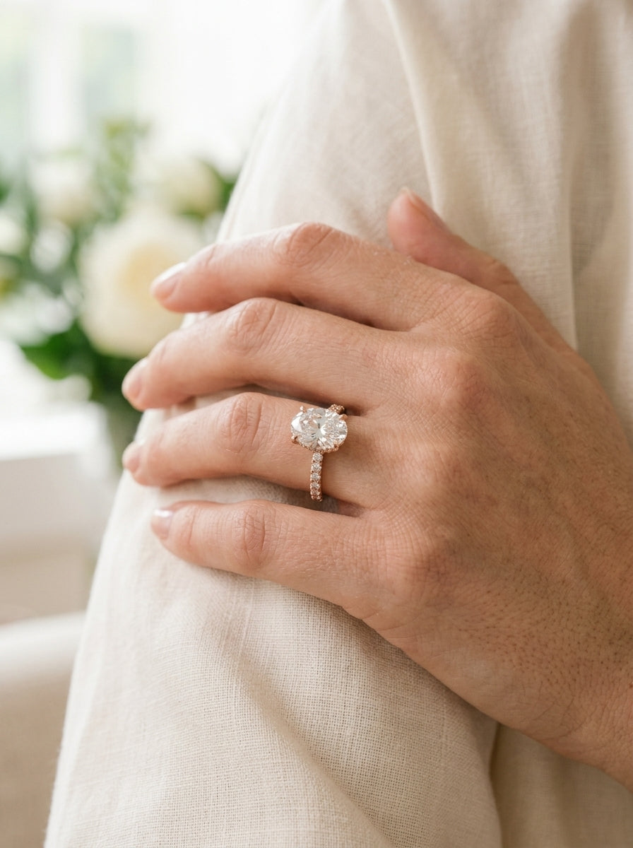 Engagement Ring — Luxury Bridal Jewelry Close-up | Generated by Modelize