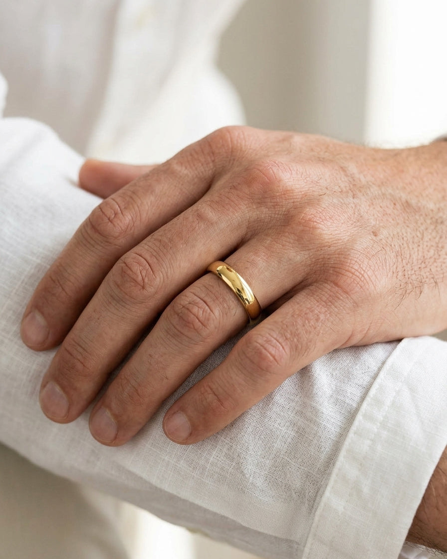 Wedding Ring Band — Luxury Bridal Jewelry Close-up | Generated by Modelize