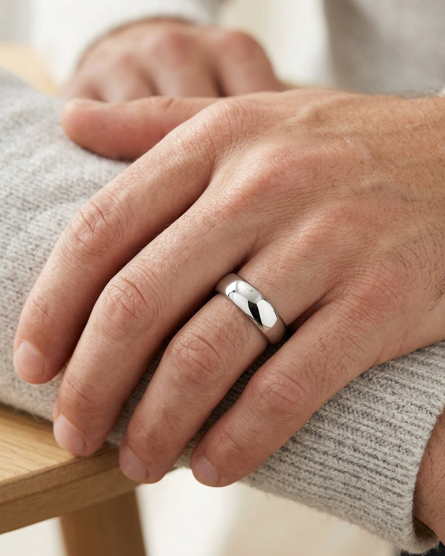 Wedding Ring Band — Luxury Bridal Jewelry Close-up | Generated by Modelize