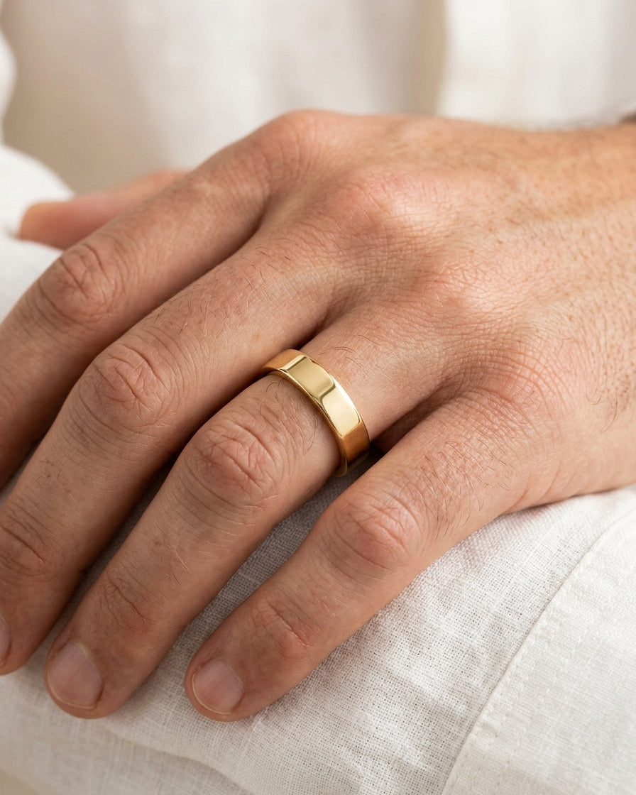 Wedding Ring Band — Luxury Bridal Jewelry Close-up | Generated by Modelize