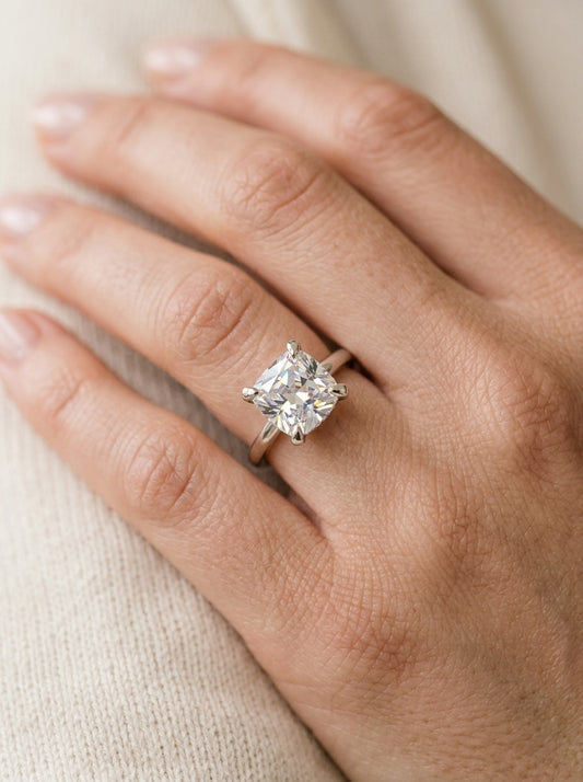 Engagement Ring — Luxury Bridal Jewelry Close-up | Generated by Modelize