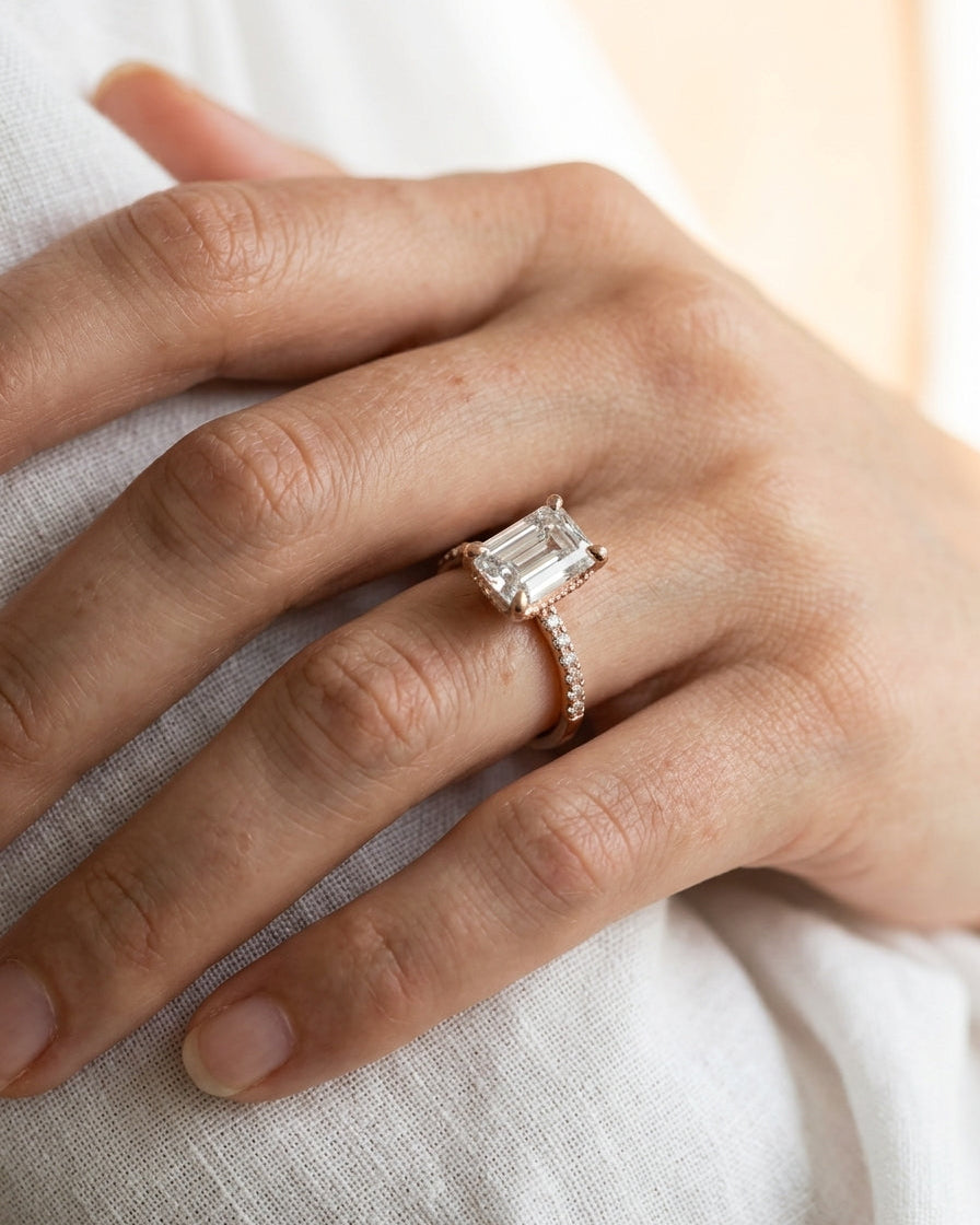 Engagement Ring — Luxury Bridal Jewelry Close-up | Generated by Modelize