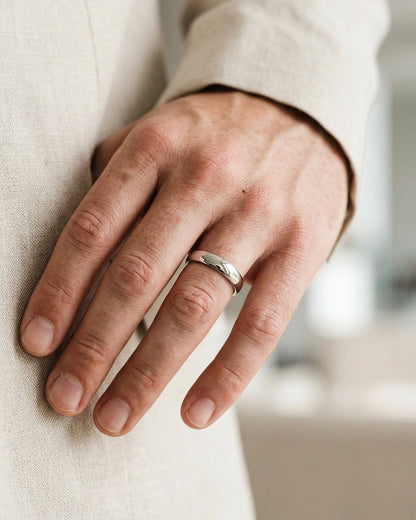 Wedding Ring Band — Luxury Bridal Jewelry Close-up | Generated by Modelize