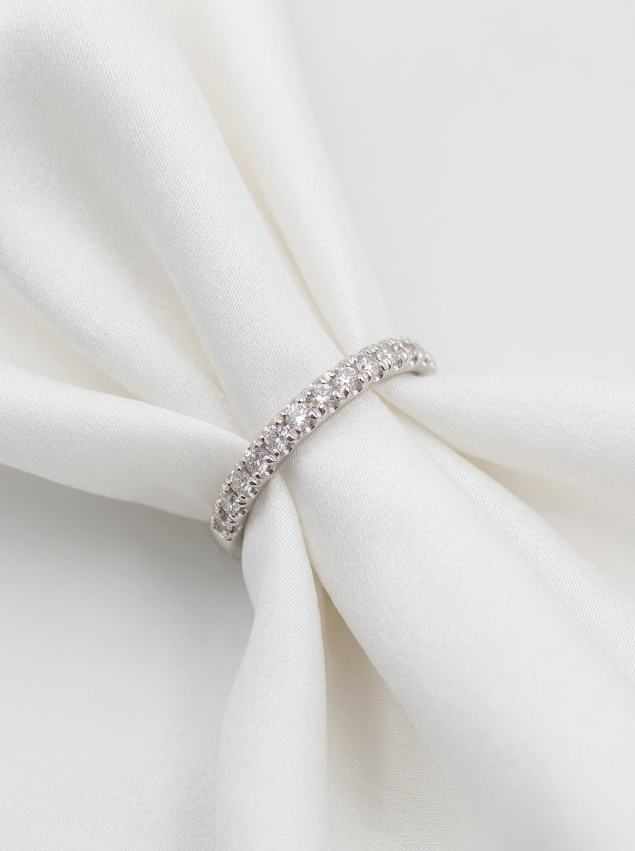 Ring — Minimalist White Cloth Jewelry Set | Generated by Modelize
