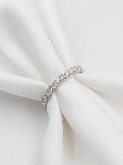 Ring — Minimalist White Cloth Jewelry Set | Generated by Modelize