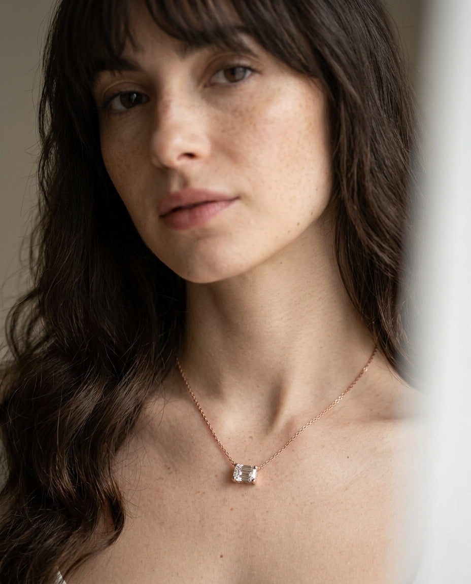 Necklace — On Model - Jewelry Portrait | Generated by Modelize