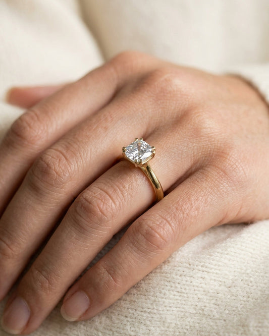 Engagement Ring — Luxury Bridal Jewelry Close-up | Generated by Modelize