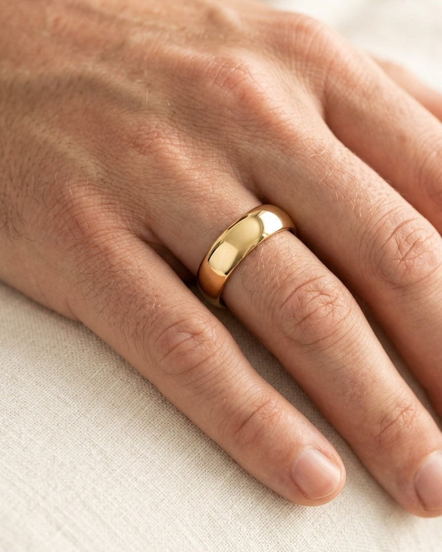 Wedding Ring Band — Luxury Bridal Jewelry Close-up | Generated by Modelize