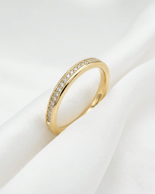 Ring — Minimalist White Cloth Jewelry Set | Generated by Modelize