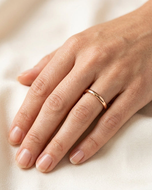 Wedding Ring Band — Luxury Bridal Jewelry Close-up | Generated by Modelize