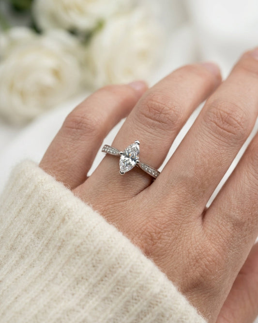 Engagement Ring — Luxury Bridal Jewelry Close-up | Generated by Modelize