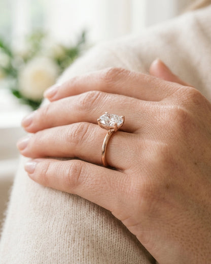 Engagement Ring — Luxury Bridal Jewelry Close-up | Generated by Modelize