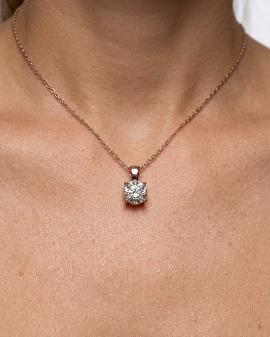 Pendant Necklace — Luxury Bridal Jewelry Close-up | Generated by Modelize