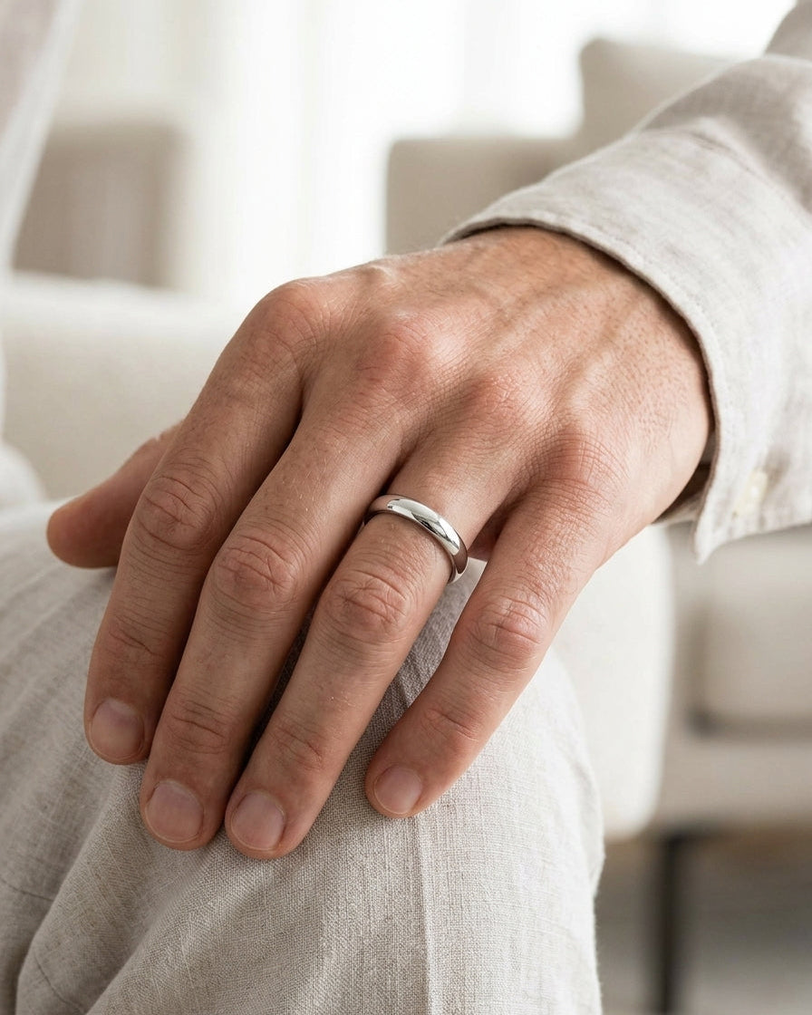 Wedding Ring Band — Luxury Bridal Jewelry Close-up | Generated by Modelize