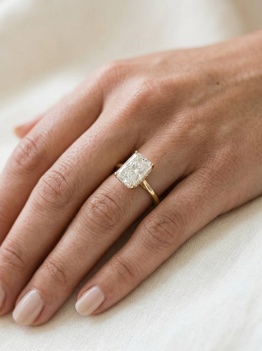 Engagement Ring — Luxury Bridal Jewelry Close-up | Generated by Modelize