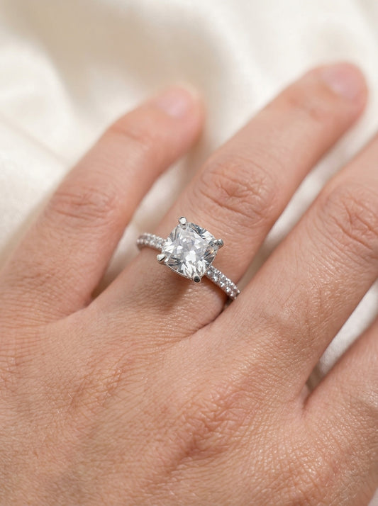 Engagement Ring — Luxury Bridal Jewelry Close-up | Generated by Modelize