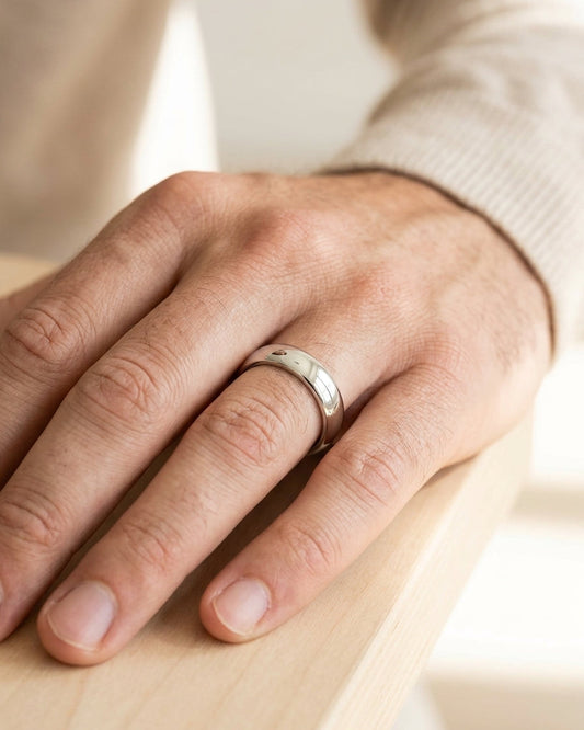 Wedding Ring Band — Luxury Bridal Jewelry Close-up | Generated by Modelize