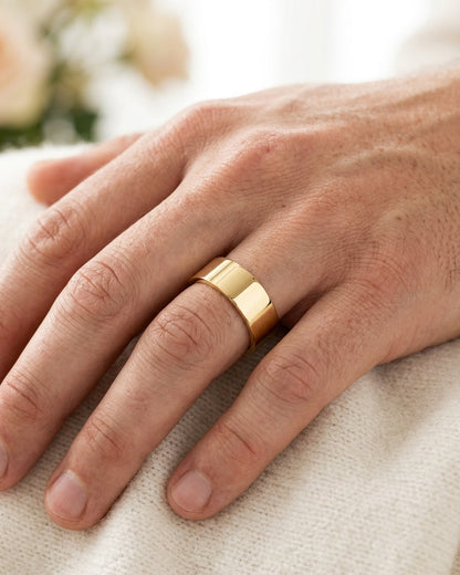 Wedding Ring Band — Luxury Bridal Jewelry Close-up | Generated by Modelize