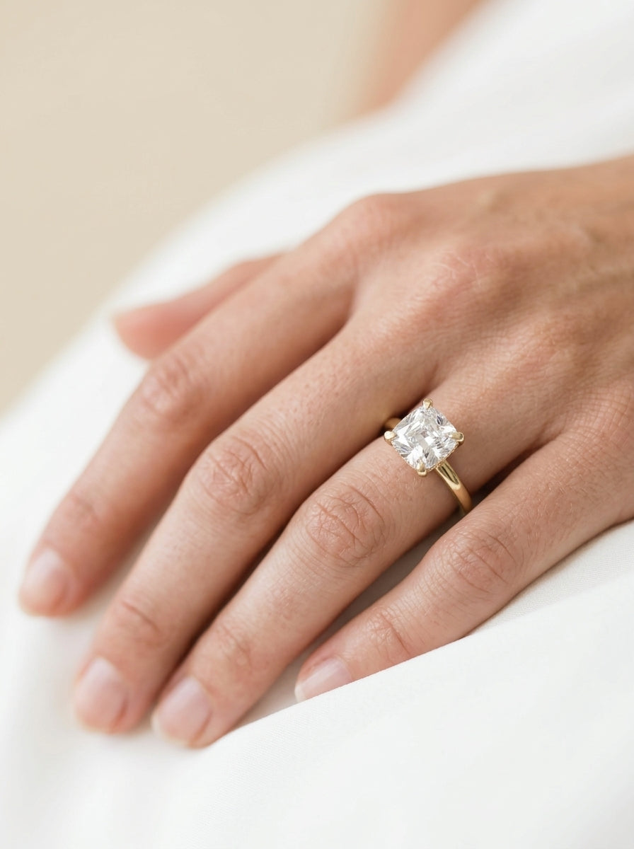 Engagement Ring — Luxury Bridal Jewelry Close-up | Generated by Modelize