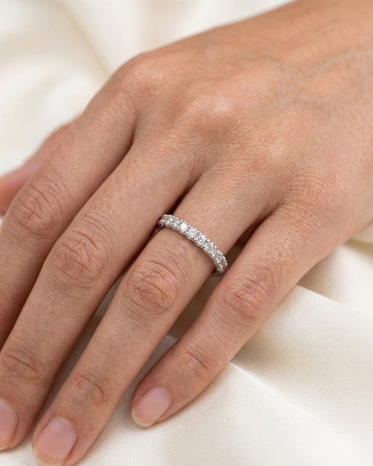 Eternity band — Luxury Bridal Jewelry Close-up | Generated by Modelize