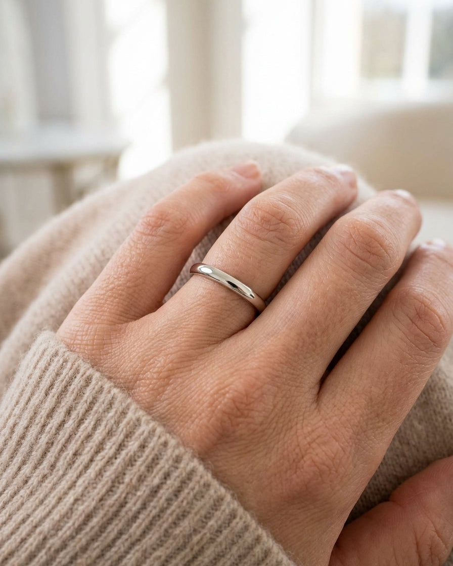Wedding Ring Band — Luxury Bridal Jewelry Close-up | Generated by Modelize