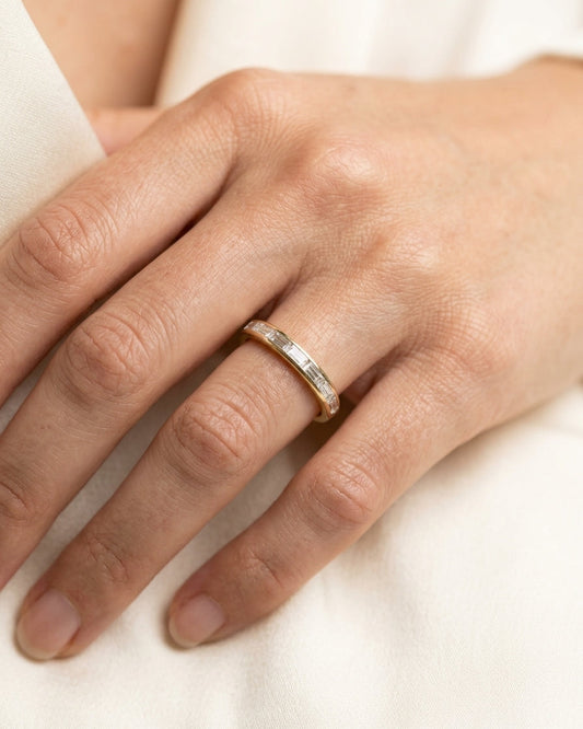 Eternity Ring — Luxury Bridal Jewelry Close-up | Generated by Modelize