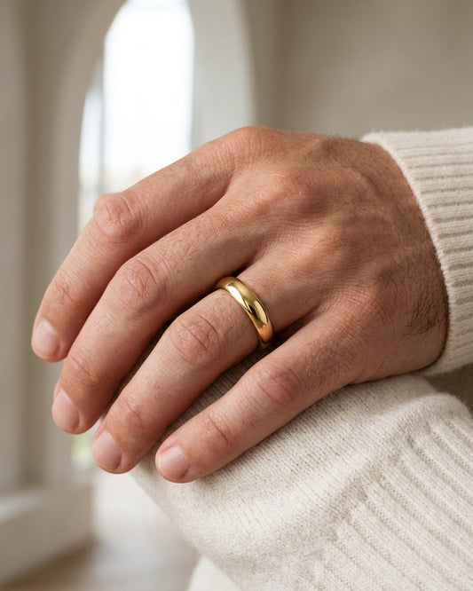 Wedding Ring Band — Luxury Bridal Jewelry Close-up | Generated by Modelize