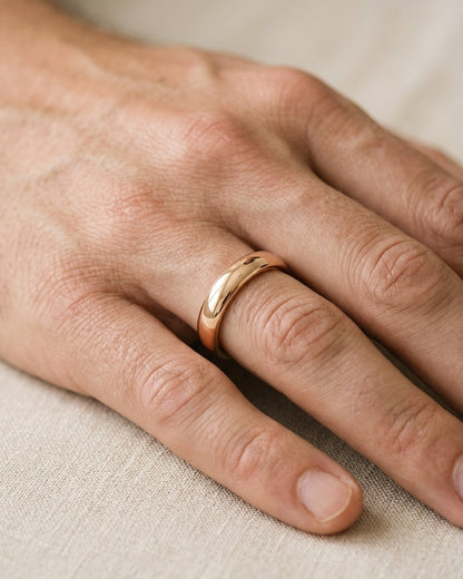 Wedding Ring Band — Luxury Bridal Jewelry Close-up | Generated by Modelize