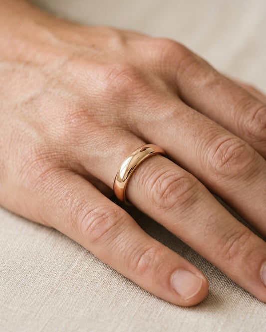 Wedding Ring Band — Luxury Bridal Jewelry Close-up | Generated by Modelize