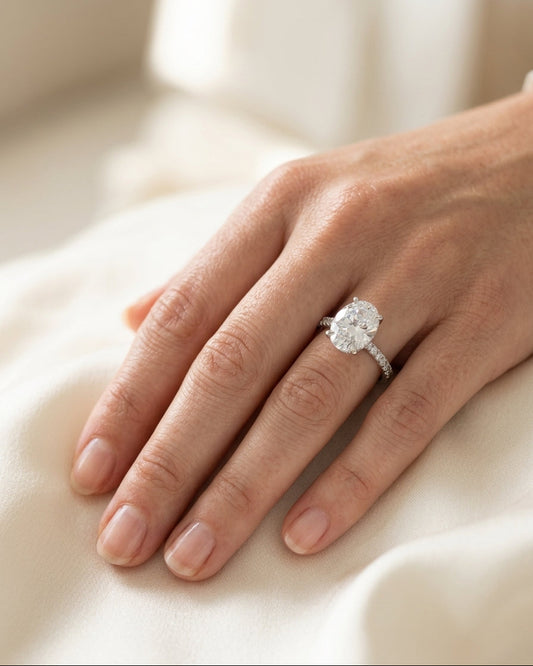 Engagement Ring — Luxury Bridal Jewelry Close-up | Generated by Modelize